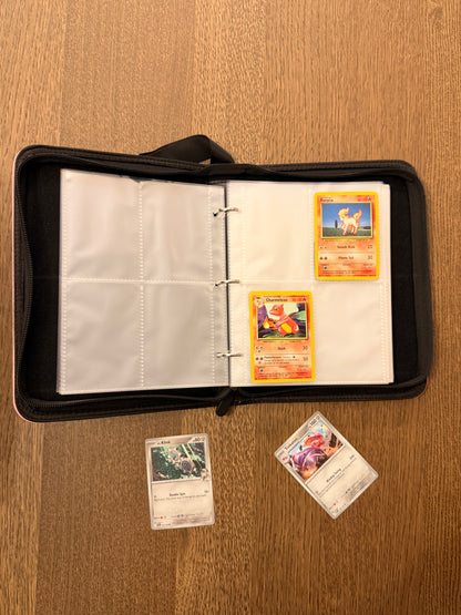 Trading Card Binder with Zipper - 4 Pockets