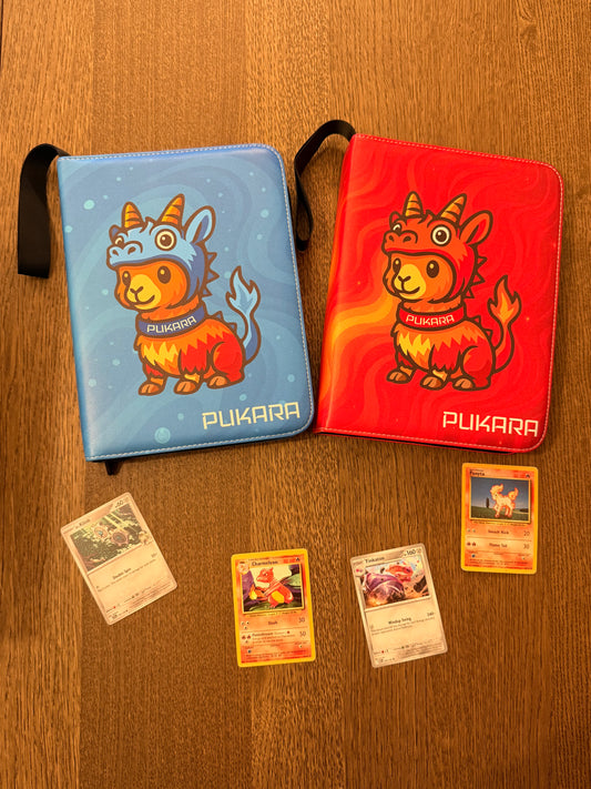 Trading Card Binder with Zipper - 4 Pockets