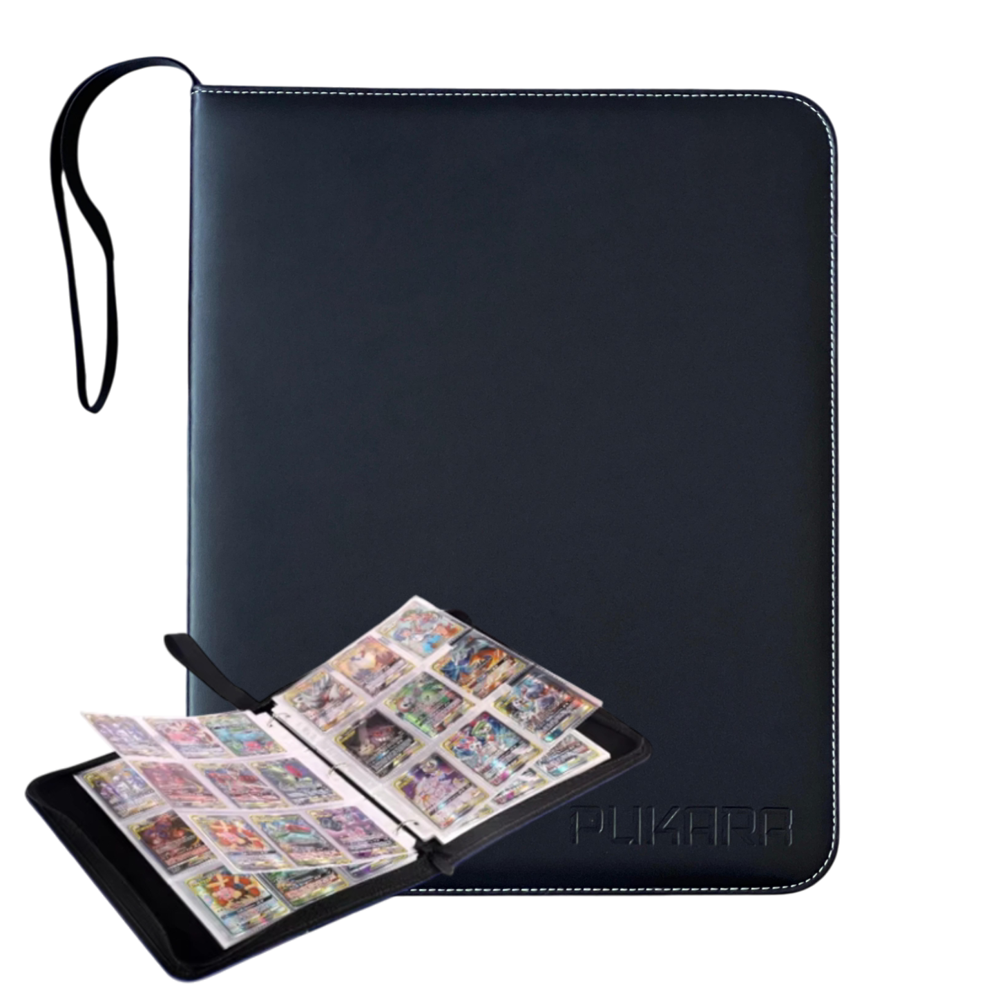 Trading Card Binder with Zipper - 9 Pockets