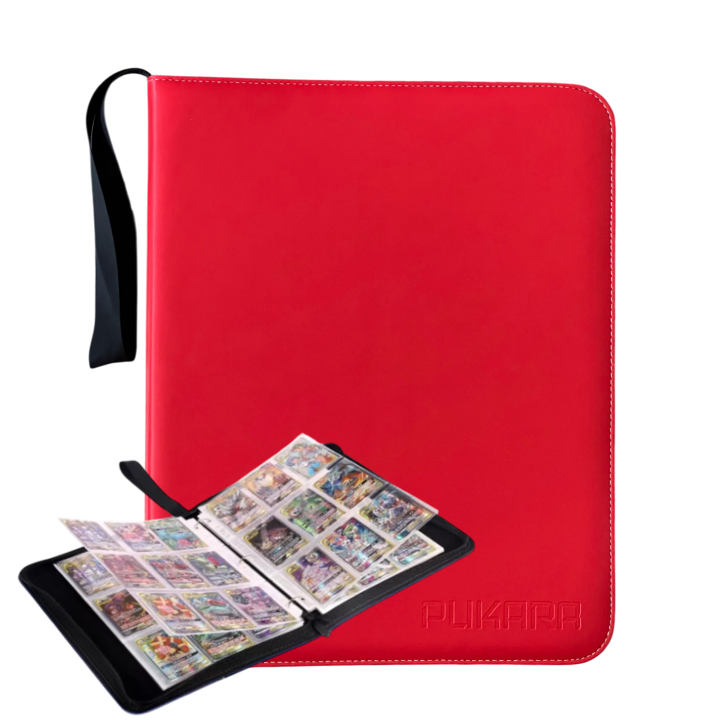 Trading Card Binder with Zipper - 9 Pockets