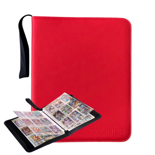 Trading Card Binder with Zipper - 9 Pockets